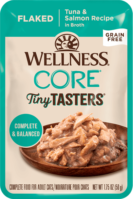 Wellness Core Tiny Tasters Flaked | Tuna & Salmon